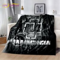 R-Rammstein Heavy Metal Rock Band Soft Plush ผ้าห่ม,Flannel ผ้าห่มโยนผ้าห่มสำหรับห้องนั่งเล่นห้องนอนเตียงโซฟาปิกนิก