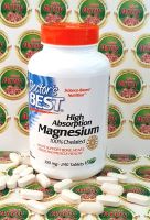 Doctor’s Best Magnesium Glycinate ด๊อกเตอร์เบสท์ แมกนีเซียม ไกลซิเนต ไลซิเนต 100% คีเลตพร้อมแร่ธาตุอัลเบียน 100 มก 240 เม็ด ผลิตในอเมริกา  Exp 06/2024