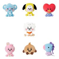 กลุ่มเด็กผู้ชายเกาหลีตุ๊กตาหนานุ่ม BT21การ์ตูน RJ KOYA CHIMMY COOKY MANG นุ่มของขวัญตุ๊กตามือ20Cm