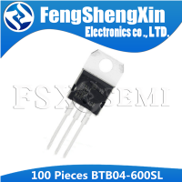 100ชิ้นล็อต BTB04-600SL BTB04-600 TO-220 TRIAC