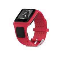 【 Stock】Band สำหรับ TomTom 1 Multi-Sport GPS HRM CSS AM Cardio นาฬิกานักวิ่งสายคล้องคอซิลิโคนสายรัดข้อมือ