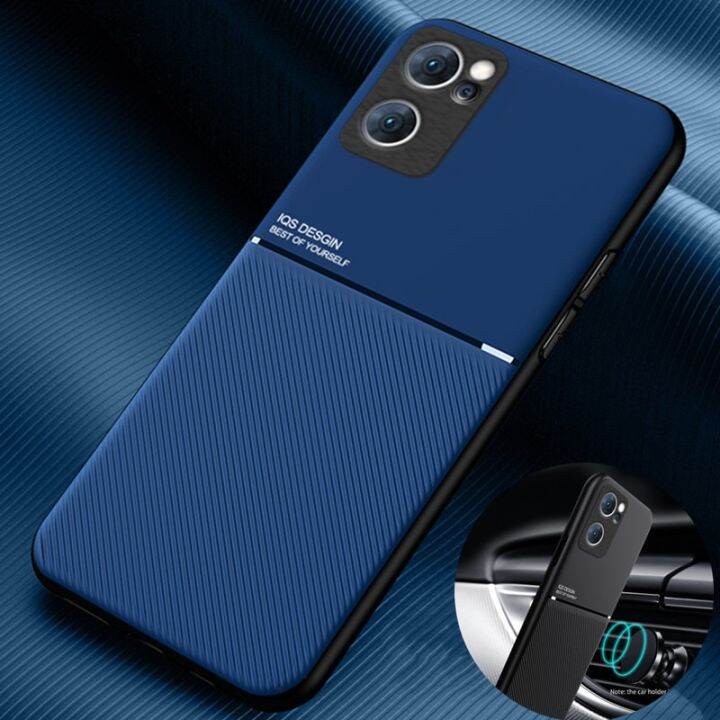 เคสสำหรับ Oppo Reno7 5G แม่เหล็กยึดโทรศัพท์แผ่นหนังเคสมือถือสำหรับ Appo ...