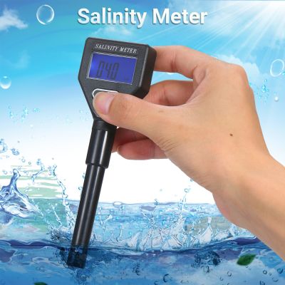 【100%-original】 น้ำทะเลความเค็ม Refractometer แบบพกพามือถือเครื่องวัดความเค็ม ATC Salinometer พิพิธภัณฑ์สัตว์น้ำ Halometer เกลือวัดทดสอบน้ำเค็ม
