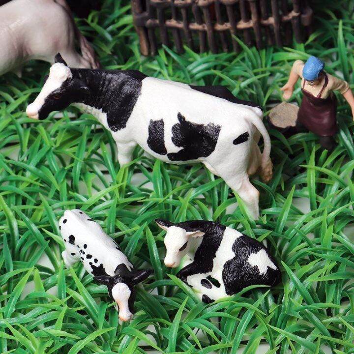 simulation-model-of-cow-toy-wildlife-poultry-cattle-ranch-buffalo-yaks-black-bull-children-furnishing-articles