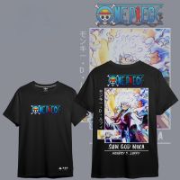 เสื้อยืดสําหรับผู้ชายเสื้อ I.Anime - ลิง D. ลูฟี่ - Sun God Nikka - วันพีซ/เสื้อผ้า (qO