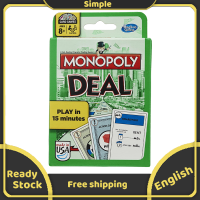 Monopoly Card Game For Famliy Party Game
