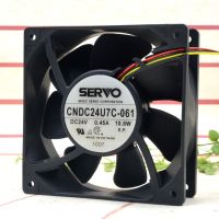 ใหม่ SERVO CNDC24U7C-061 24V 0.45A 10.8W 12CM 12038พัดลมระบายความร้อน