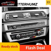 Fast ใหม่ Betterhumz รถ CD แผงสำหรับ BMW F10 F18 2010-2017 Dashboard เครื่องปรับอากาศสติกเกอร์ภายใน Tuning Auto S60