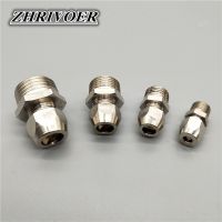 1Pcs M5 1/8 1/4 3/8 1/2 BSP Male Thread 4 6 8 10 12 14 16mm OD Tube brass Ferrule Tube Compression Fitting Connector