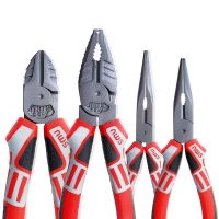 6 39; 39;/7 39; 39;/8 Multifunctional Wire Cutter German Electrician 39;s Pliers Thickened Clamp Head Chrome Vanadium Steel Electrician Tools