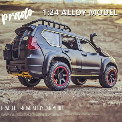 ┋ jiozpdn055186 SUV Alloy Car Model Diecast Metal Toy veículo off-road modificado modelo de carro alta coleção simulação Kids Gift 1:24