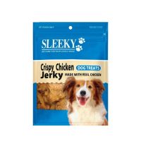 ขนมสุนัข SLEEKY Crispy Chicken Jerky  เนื้อไก่อบกรอบ 35g