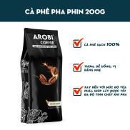 Cà phê nguyên chất 100% dạng bột pha phin Arobi Coffee 200gr