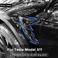 รถปีกด้านข้างแผงปกสปอยเลอร์ฝุ่นปกกล้องปีกสำหรับเทสลารุ่น3รุ่น Y 2021ตกแต่งการปรับเปลี่ยนรุ่น Y 2023