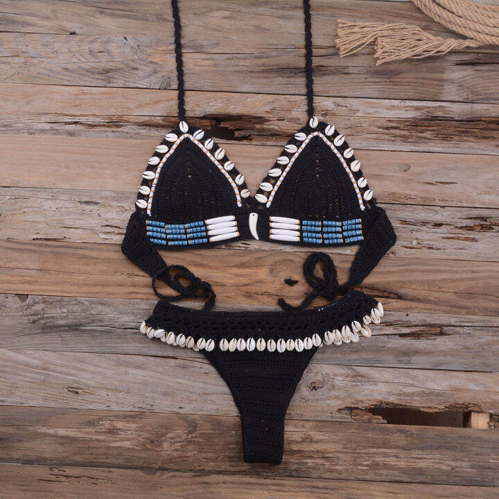 2pcs-shells-tassel-knit-crochet-bikini-women-swimwear-female-swimsuit-two-piece-bikini-set-zilian-bather-bathing-suit-swim