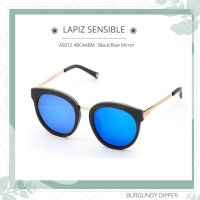 แว่นกันแดด LAPIZ SENSIBLE รุ่น AS012 4BCAABM : Black/Blue Mirror