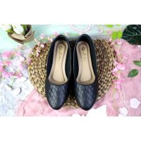 Big size jumbo Shoes For Women PAWPAWSHOES Sheba Black flatshoes bigsize size 41 42 43 44 45