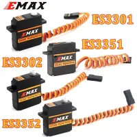 1PCS EMAX ES3301 ES3351 ES3302 ES3352 9mm 4.8-6V Analog / Digital Servo Metal Gear For RC Glider Rc Airplane RC Drone USB Hubs