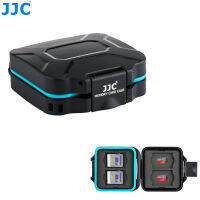 JJC ช่องใส่การ์ดหน่วยความจำขนาดกะทัดรัด 8 ช่องใส่กล่องใส่การ์ด SD microSD SDXC microSDXC SDHC microSDHC TF card ที่ใส่การ์ดหน่วยความจำแบบพกพาพร้อมฟังก์ชันกันน้ำและกันกระแทก