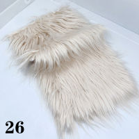 P5u7 25X45ซม. วัสดุตัดเย็บด้วยมือ8ซม. Pile Faux Fur ผ้าสำหรับตุ๊กตาเย็บปะติดปะต่อกันของเล่นเคราผม DIY คอสเพลย์ผ้าตกแต่งบ้าน