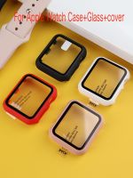 Glass cover For Apple Watch Case 44mm 40mm 45mm 41mm 42mm 38mm 44 mm Accessories Screen Protector iWatch series 6 5 4 3 se 7 8