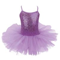 Kids Girls Professional Ballet Tutu Dress Sequins Sleeveless Gymnastics Workout Leotard Dance Dress Ballerina Costumes Dancewear  by Hs2023