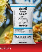 ปุ๋ยสูตร 9-25-25 ตรากระต่าย  ปุ๋ยเร่งต้น ปุ๋ยเร่งใบ ปุ๋ยเร่งราก เร่งดอก เร่งผล บรรจุ 1 กิโลกรัม แบ่งขาย