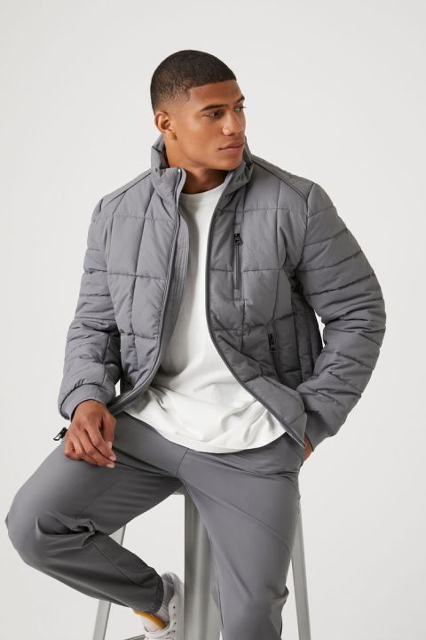 CODE-ZERO Puffer Jacket Men Monte Baldo Grey XL | CODE-ZERO-anthinhphatland.vn
