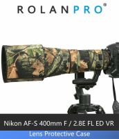 ROLANPRO เคสป้องกันเสื้อกันหนาวลายทหาร AF-S ฝาครอบสำหรับ Nikon ฝน F2.8E 400มม. FL ED VR เคสโทรศัพท์กันกระแทก S J15