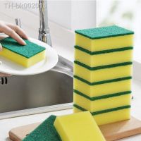 卍▦◙ 5/10/20 Pcs Double-sided Cleaning Dishwashing Sponge Household Scouring Pad Kitchen Wipe Dish Cleaning Brush Sponges