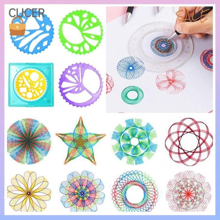 22Pcs Spirograph Geometric Ruler Drawing Tools Kids Toy Simple Operation