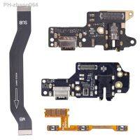 Placa de puerto de carga USB flex para Redmi 8 Note 8 Pro botón lateral de volumen de alimentación Conector de placa base principal pantalla LCD flexible