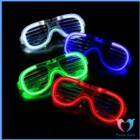 Dovin แว่นตาเรืองแสง ""มีหลอดไฟ LED""  คริสต์มาส แว่นตาเรืองแสงLuminous glasses