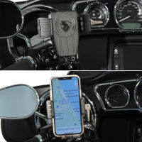 ใหม่15W Wireless Charger Fast Wirless แท่นชาร์จศัพท์ไร้สายสำหรับ Davidson Heritage Classic Road Glide Road King