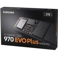 SAMSUNG 970 EVO Plus SSD 2TB - M.2 NVMe อินเตอร์เฟสโซลิดสเตทไดร์ฟภายในพร้อมเทคโนโลยี V-NAND