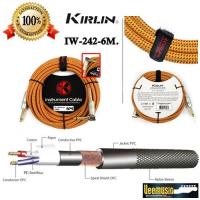 Kirlin Instrument Cable สายแจ็คถัก 6 เมตร สีเหลือง