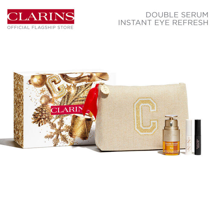 Clarins [HOLIDAY 2023] Double Serum Instant Eye Refresh Lazada PH