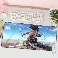 Attack on Titan Xxl Mousepad Multi-size Anime Mouse Carpet Deskmat Gaming Keyboards Pad Xiaomi 90x40 Under Hand Work Office