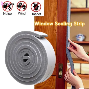 Foam Strip, Dustproof Soundproof Foam Sealing Strip Foam Tape For Doors  Gaps Of Anti-Collision And Side For Sliding Window 