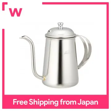 Kalita 52055 Narrow Spout Stainless Coffee Kettle Pot 0.7-Liter