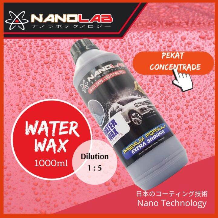 Water Wax Car Paint Water Coating Water Beading Hydrophobic Pengilat cat Kereta Spray Wax