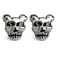 Teddy Scares Earrings OHM Beads Silver 925 Charm  เครื่องประดับ เงิน บีด ต่างหู