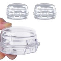 2 Pcs Anti dirty Plastic Clear Protective Cover For Gas Hob Knobs Baby Safety Gas Stove Switch Protectors