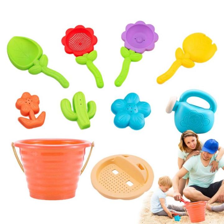 beach-sand-toys-10-pcs-cartoon-sand-toys-for-kids-summer-sand-bucket-and-shovels-set-sand-molds-sandbox-toys-travel-sand-toys-for-beach-backyard-everyone