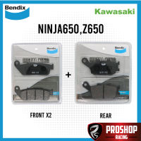 ผ้าเบรค Bendix สำหรับ Ninja650,Z650,Versys650