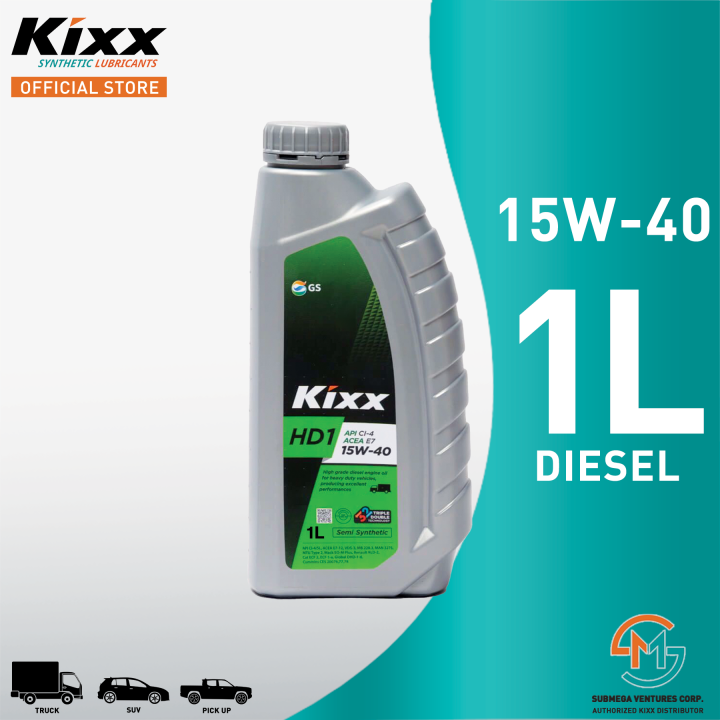 Kixx HD1 CI-4/SL 15W-40 (1 Liter) | Lazada PH