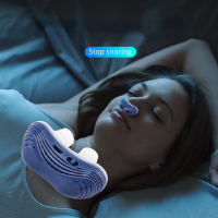 อุปกรณ์ป้องกันการกรนไฟฟ้า Aid Mini Device Stopper Nose Breathing บรรเทาอาการนอนกรน Aid Anti Snoring for Better Sleep-Souyine