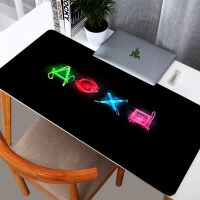 RAZER PS4 แผ่นรองเมาส์เกมมิ่งคอมพิวเตอร์ที่กำหนดเองใหม่ Office Table Pad แล็ปท็อปยางธรรมชาติอ่อน 100x50 แผ่นรองเมาส์ CSGO LOL เกม