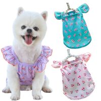 Breathable Dog Clothes for Small Dogs Chihuahua Vest Summer Pet Dog T-Shirts Shih Tzu Dress Puppy Cat Teddy Yorkie Pug Clothing