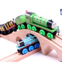 รางรถไฟไม้อุปกรณ์เสริมสำหรับรถไฟรถไฟของเล่นเข้ากับรถไฟไม้รางไม้ทุกยี่ห้อ